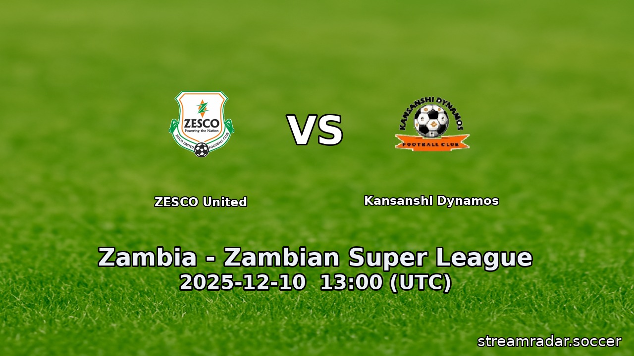 ZESCO United vs Kansanshi Dynamos