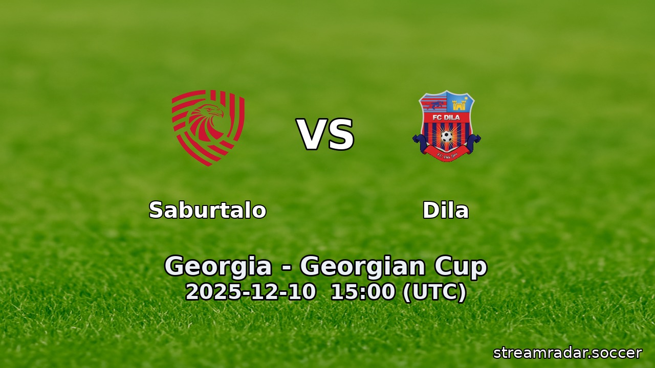 Saburtalo vs Dila