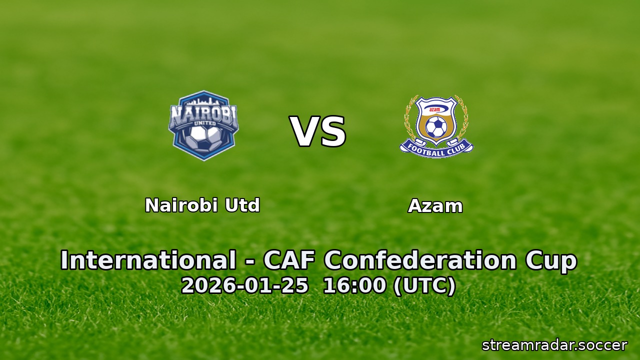 Nairobi Utd vs Azam