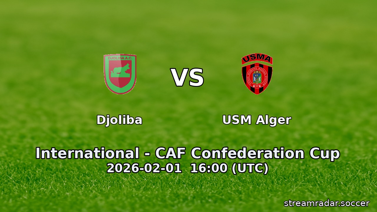 Djoliba vs USM Alger