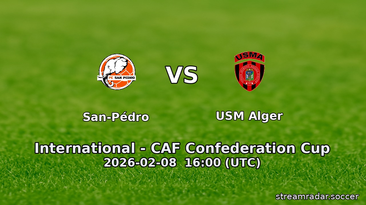San-Pédro vs USM Alger