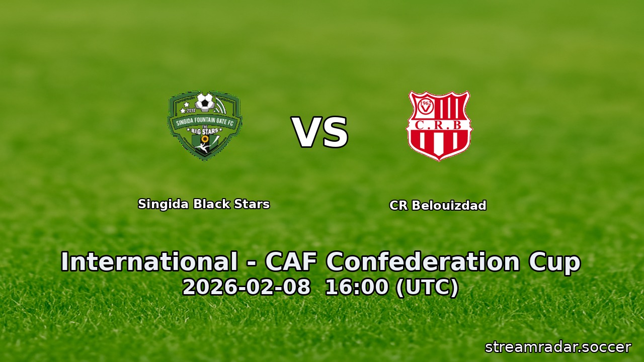 Singida Black Stars vs CR Belouizdad