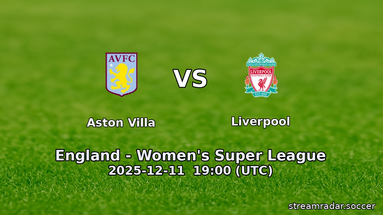 Aston Villa vs Liverpool