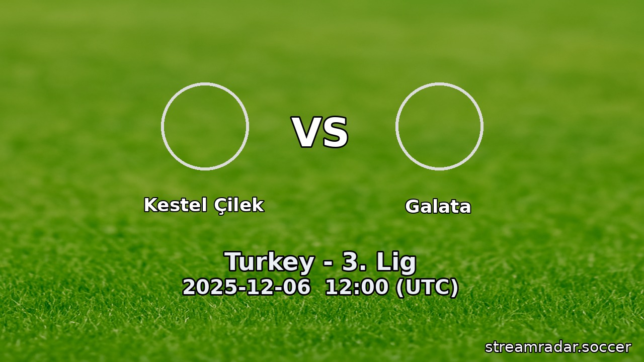 Kestel Çilek vs Galata