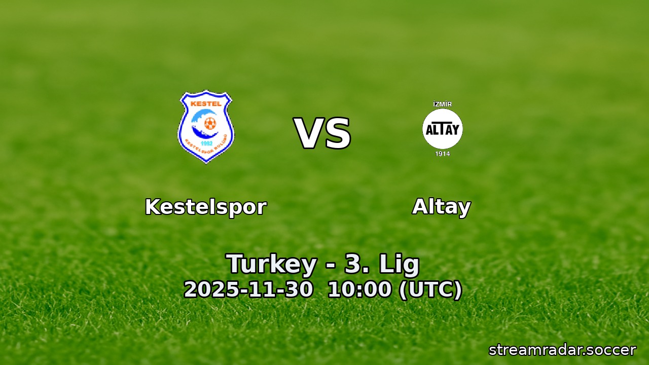 Kestelspor vs Altay