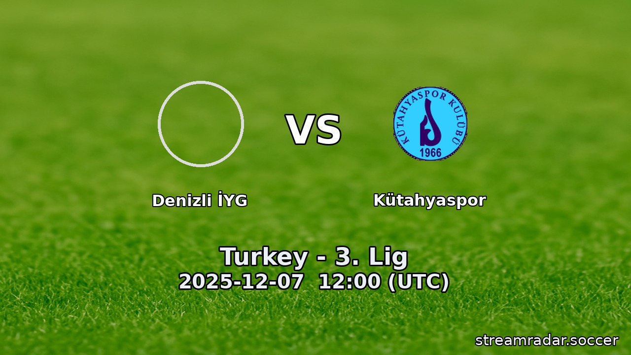 Denizli İYG vs Kütahyaspor
