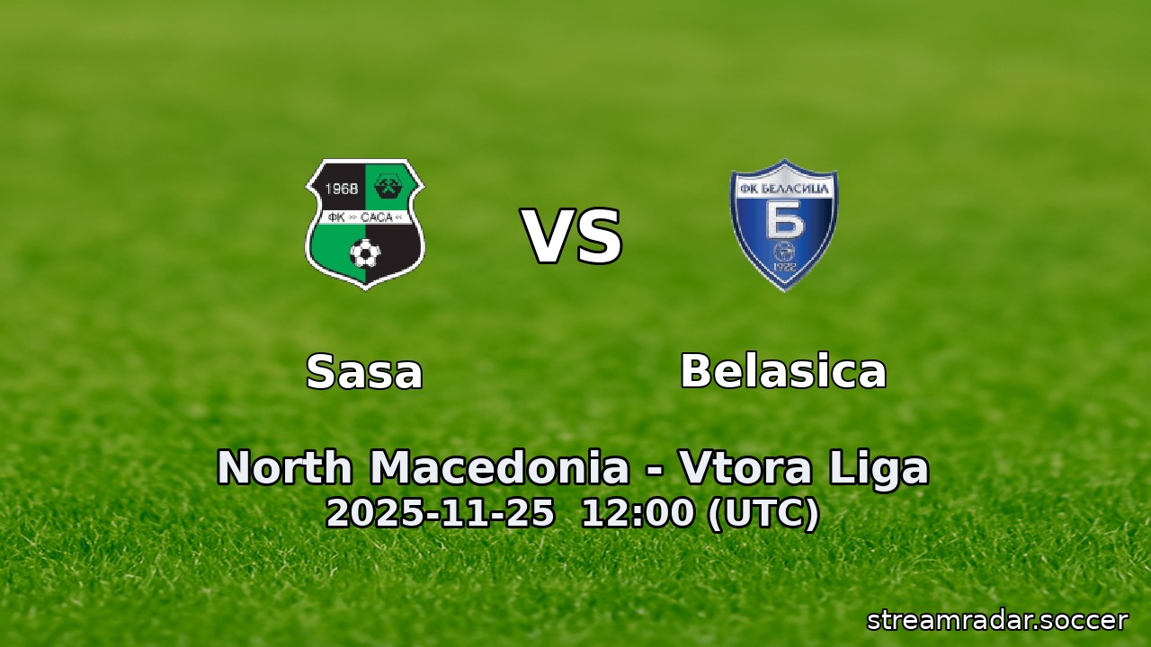 Sasa vs Belasica