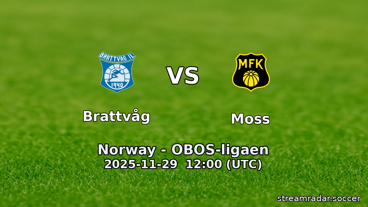 Brattvåg vs Moss