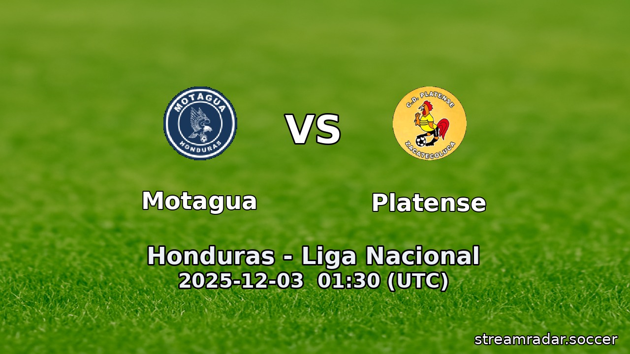 Motagua vs Platense