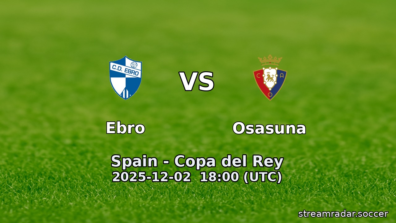 Ebro vs Osasuna
