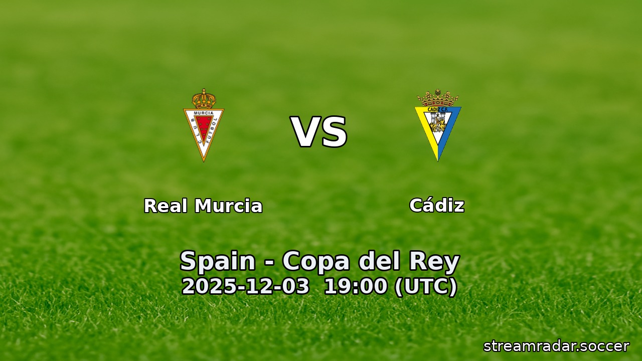 Real Murcia vs Cádiz