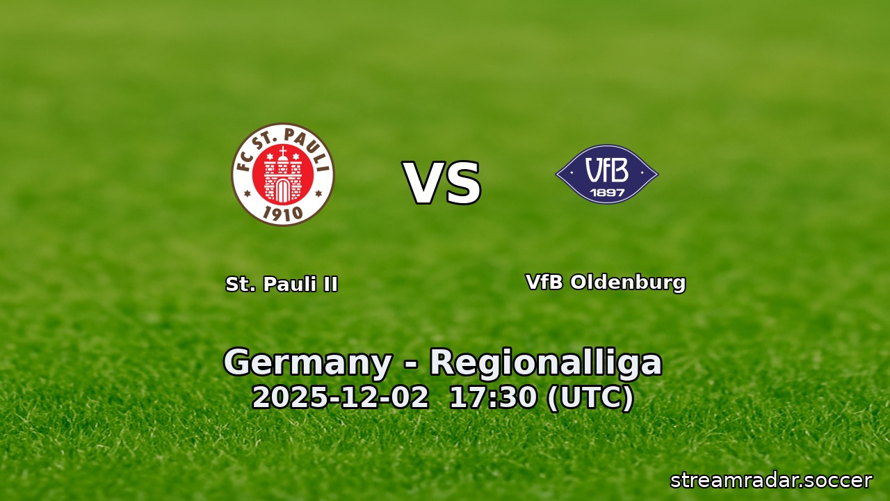 St. Pauli II vs VfB Oldenburg