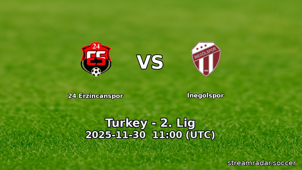 24 Erzincanspor vs İnegölspor
