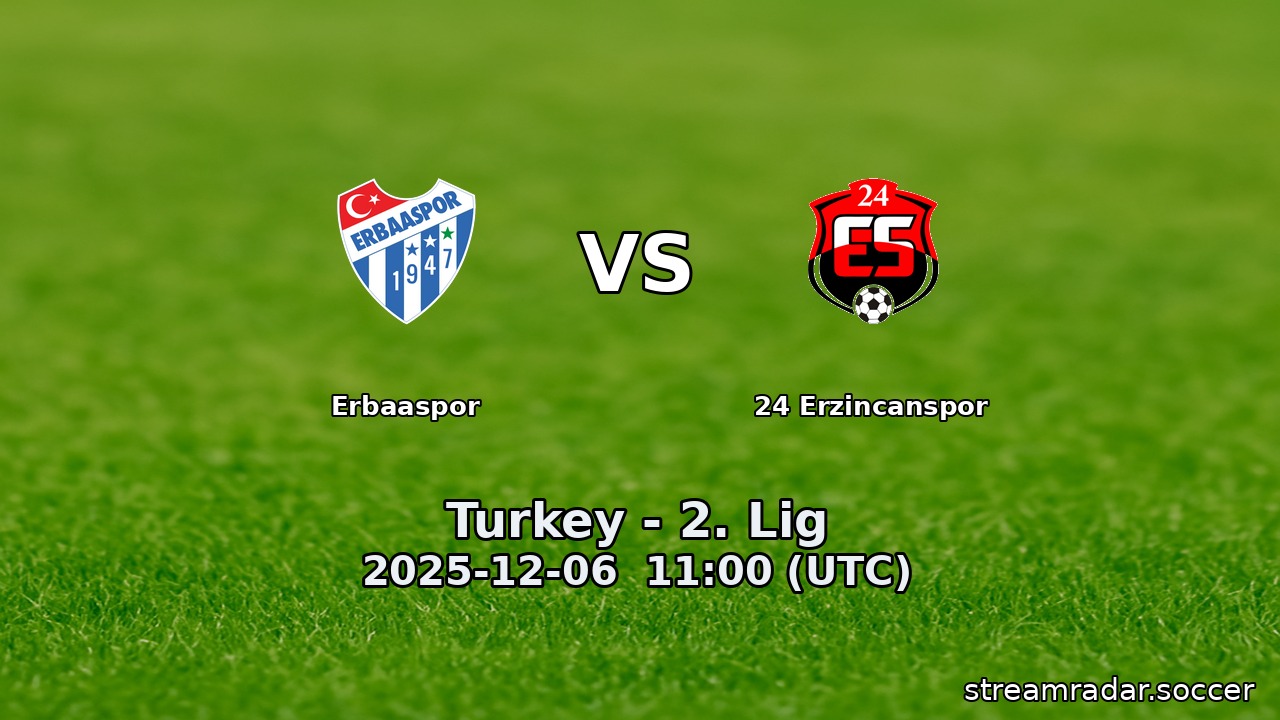 Erbaaspor vs 24 Erzincanspor
