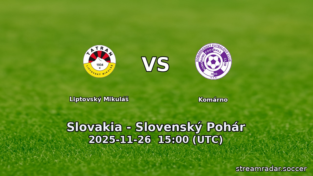Liptovský Mikuláš vs Komárno