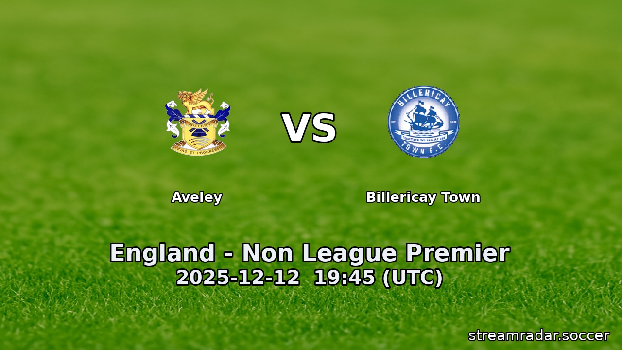 Aveley vs Billericay Town