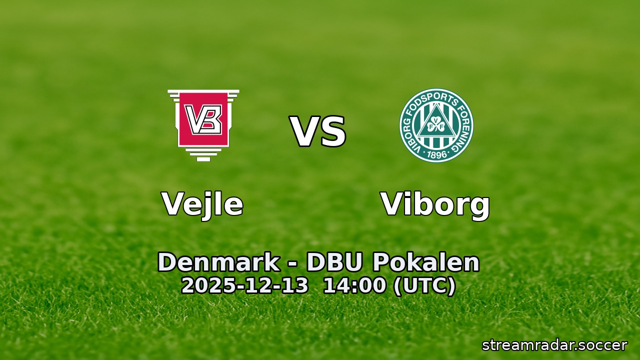 Vejle vs Viborg