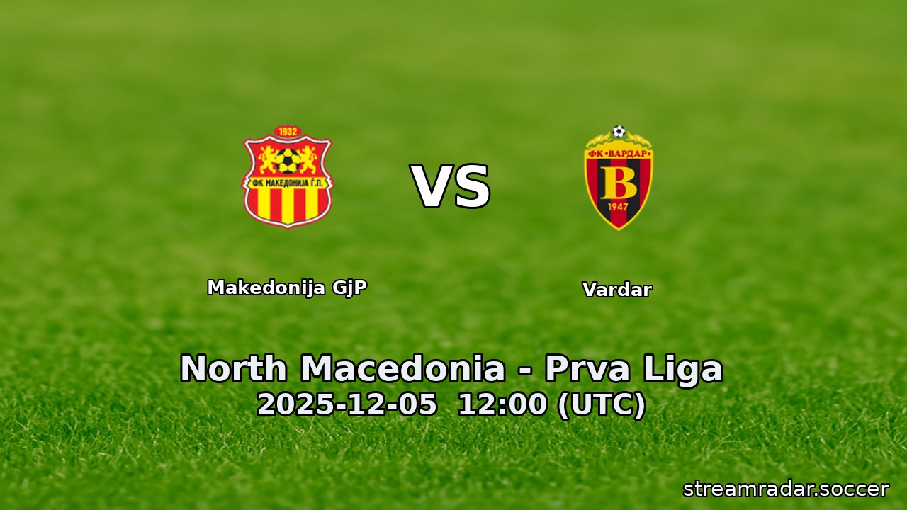 Makedonija GjP vs Vardar