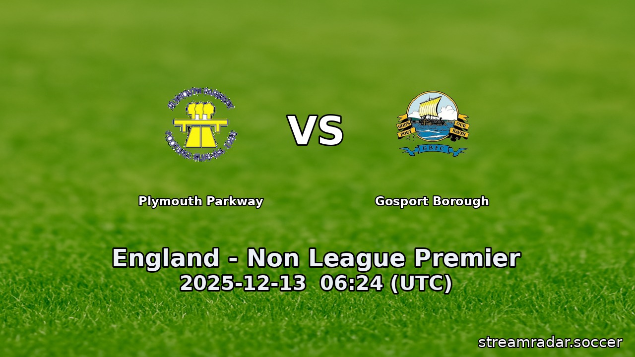 Plymouth Parkway vs Gosport Borough