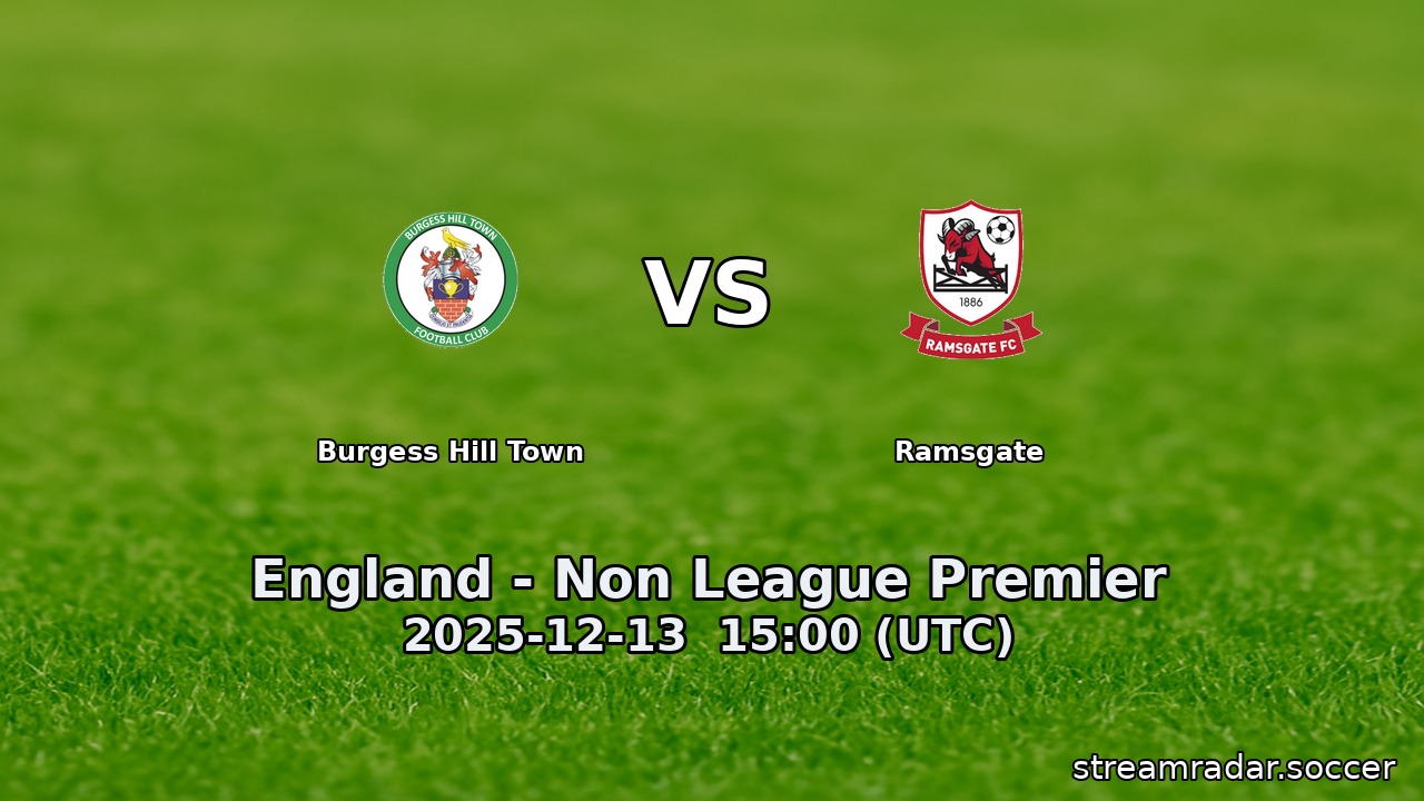 Burgess Hill Town vs Ramsgate