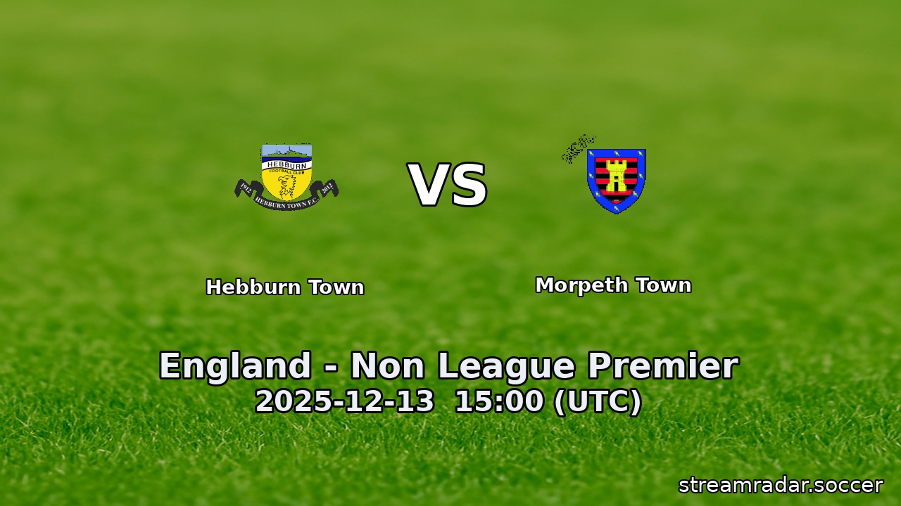 Hebburn Town vs Morpeth Town