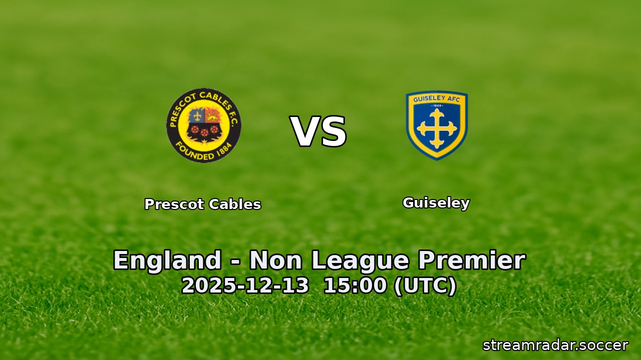 Prescot Cables vs Guiseley