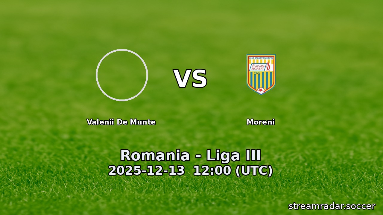 Valenii De Munte vs Moreni
