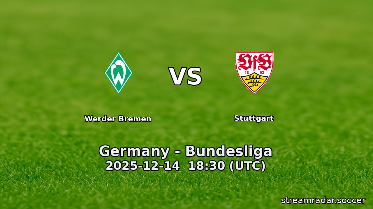 Werder Bremen vs Stuttgart