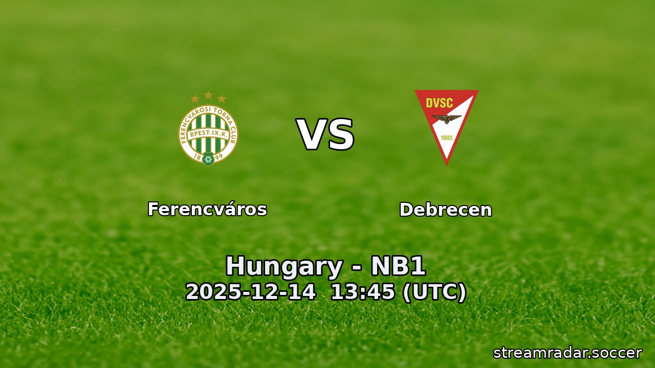 Ferencváros vs Debrecen