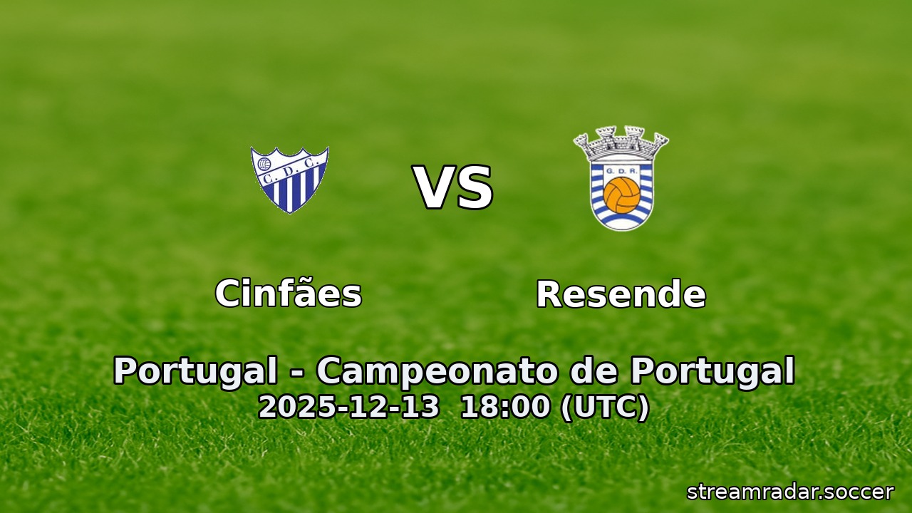 Cinfães vs Resende