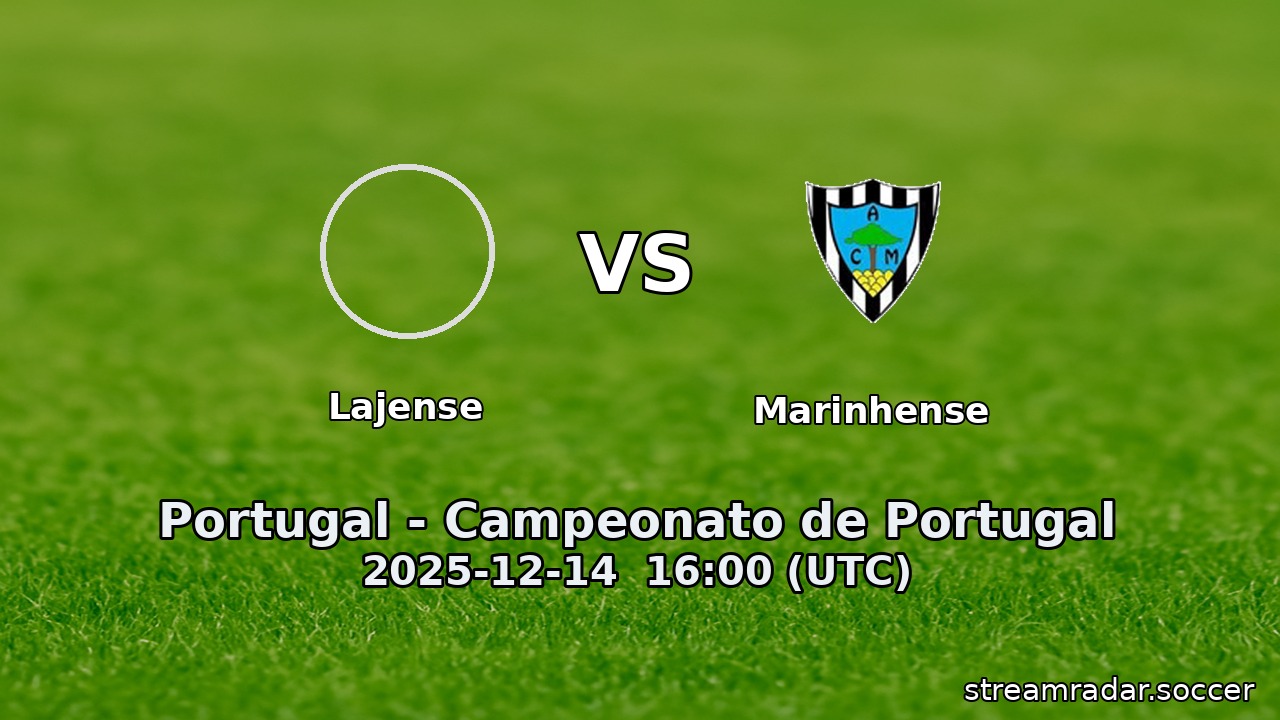 Lajense vs Marinhense