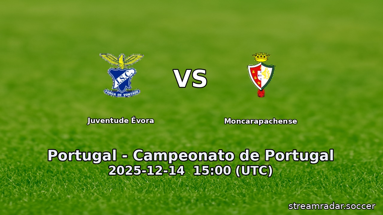 Juventude Évora vs Moncarapachense