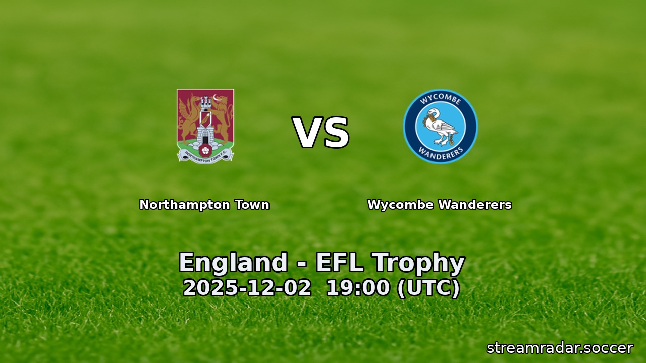 Northampton Town vs Wycombe Wanderers