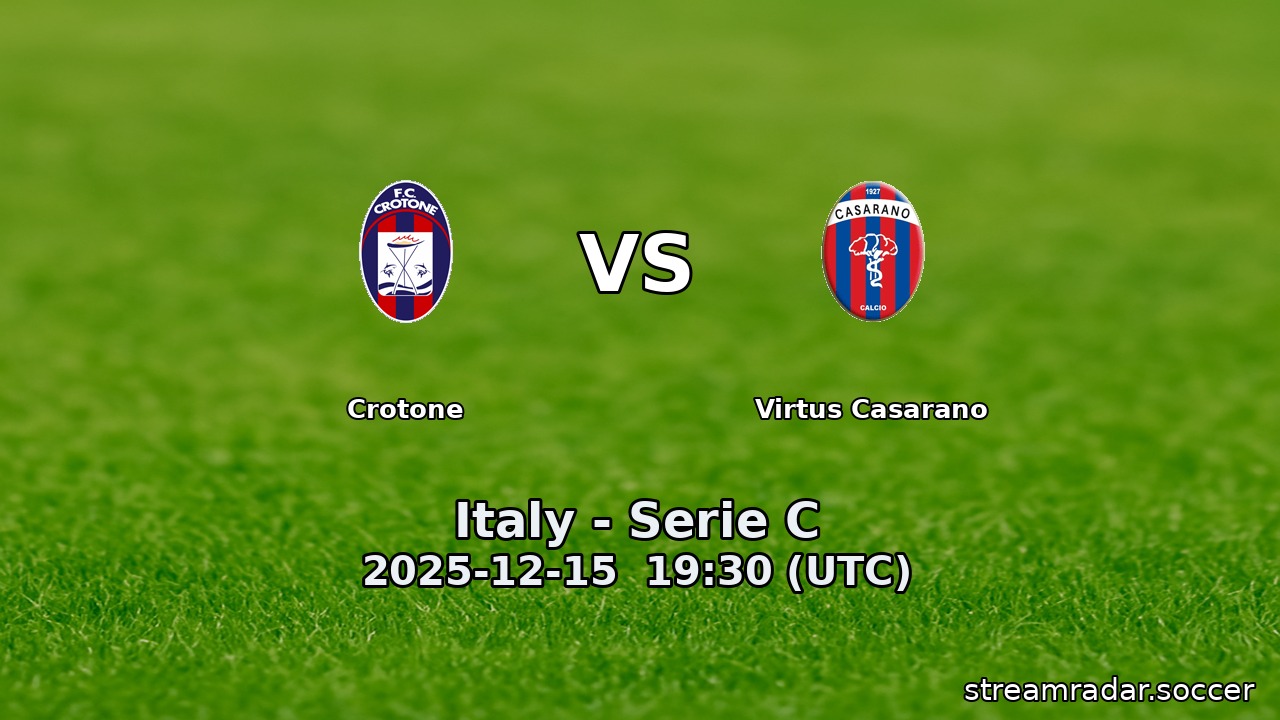 Crotone vs Virtus Casarano