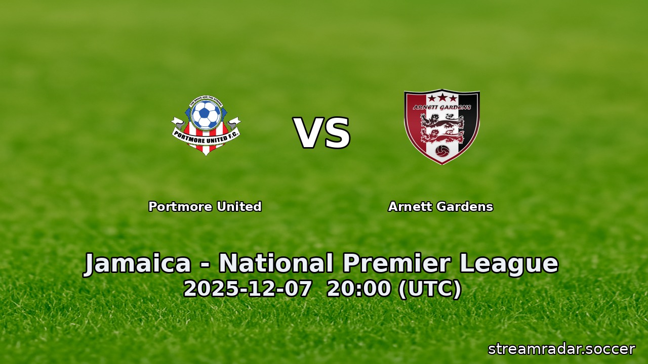 Portmore United vs Arnett Gardens