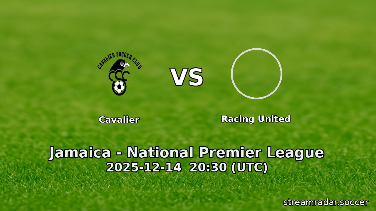 Cavalier vs Racing United