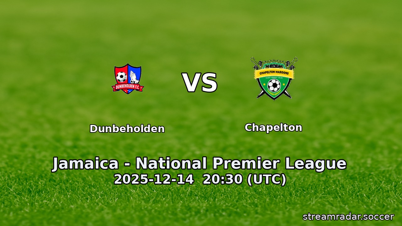 Dunbeholden vs Chapelton