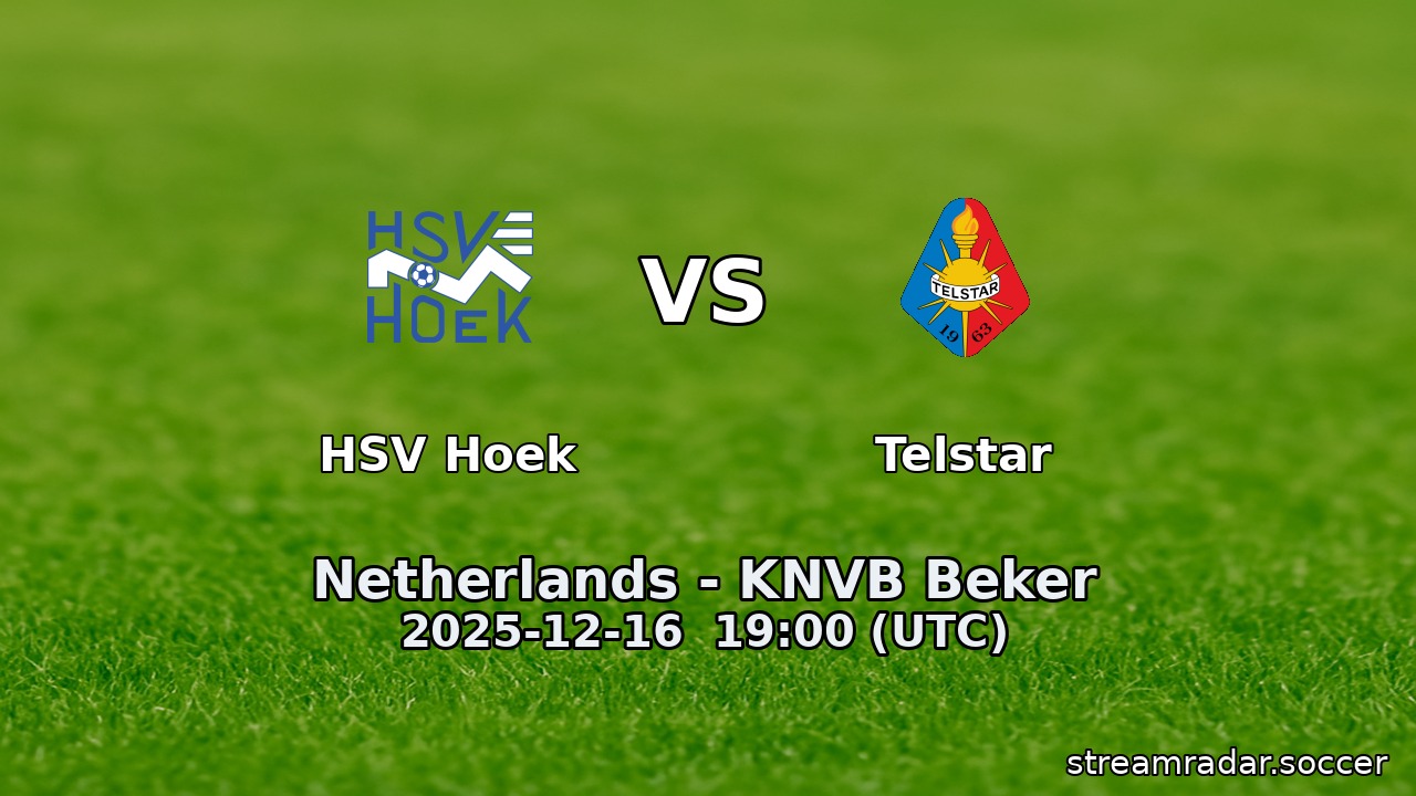 HSV Hoek vs Telstar