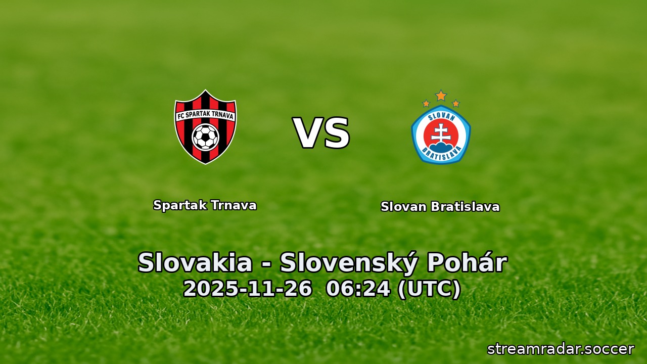 Spartak Trnava vs Slovan Bratislava