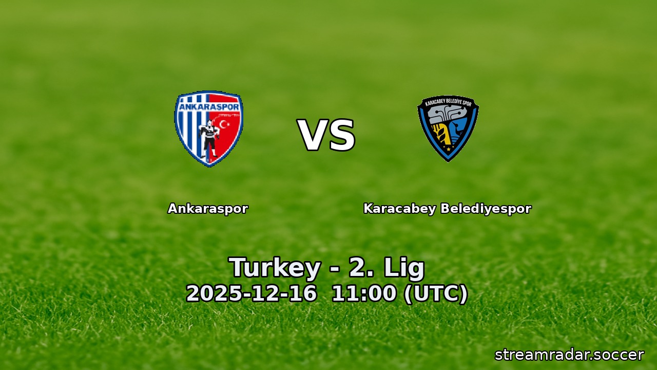 Ankaraspor vs Karacabey Belediyespor