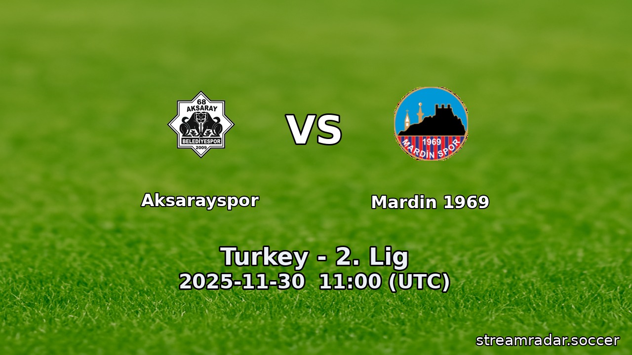 Aksarayspor vs Mardin 1969