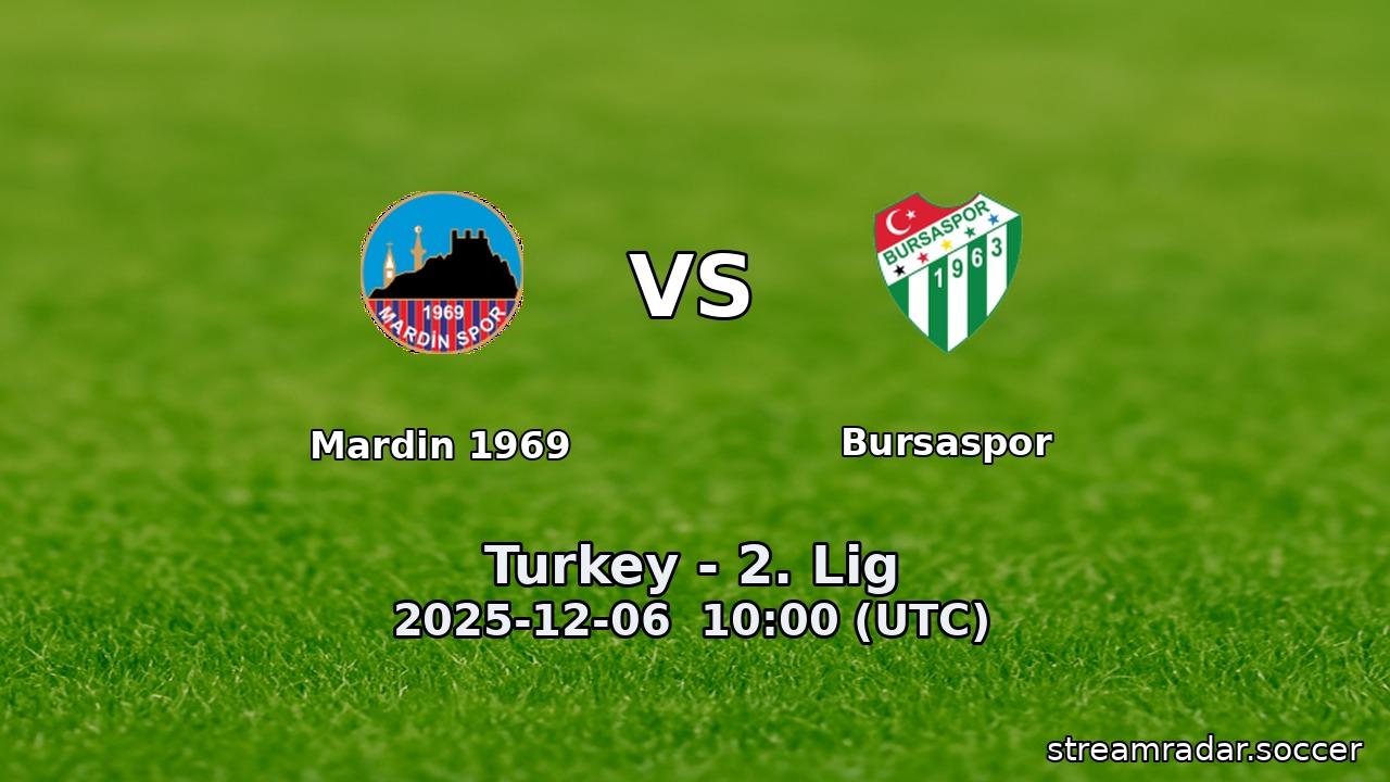 Mardin 1969 vs Bursaspor