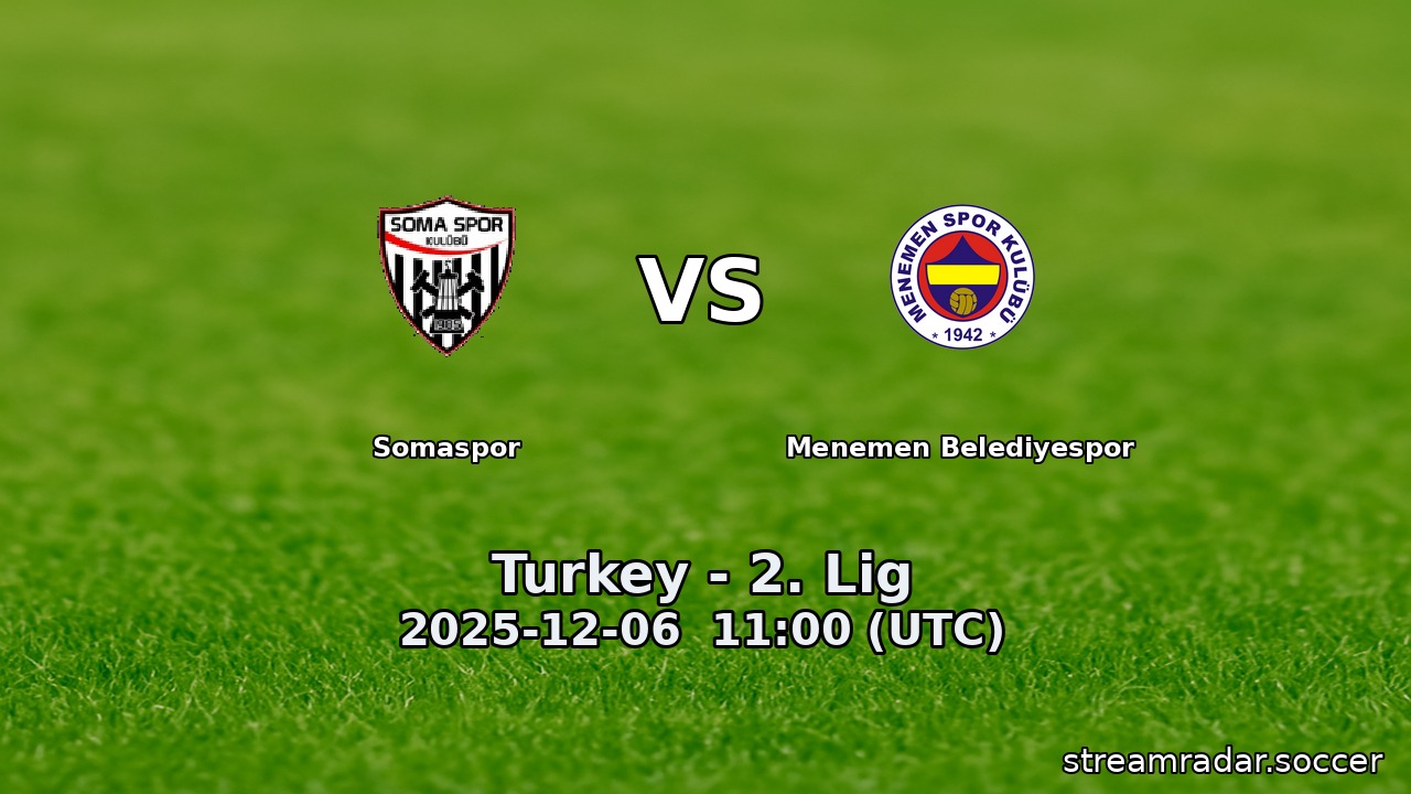 Somaspor vs Menemen Belediyespor