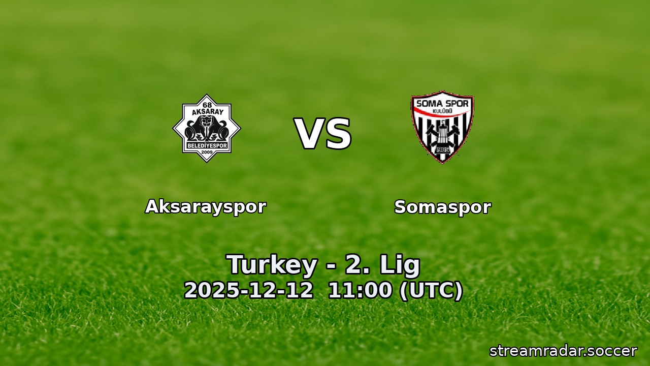 Aksarayspor vs Somaspor
