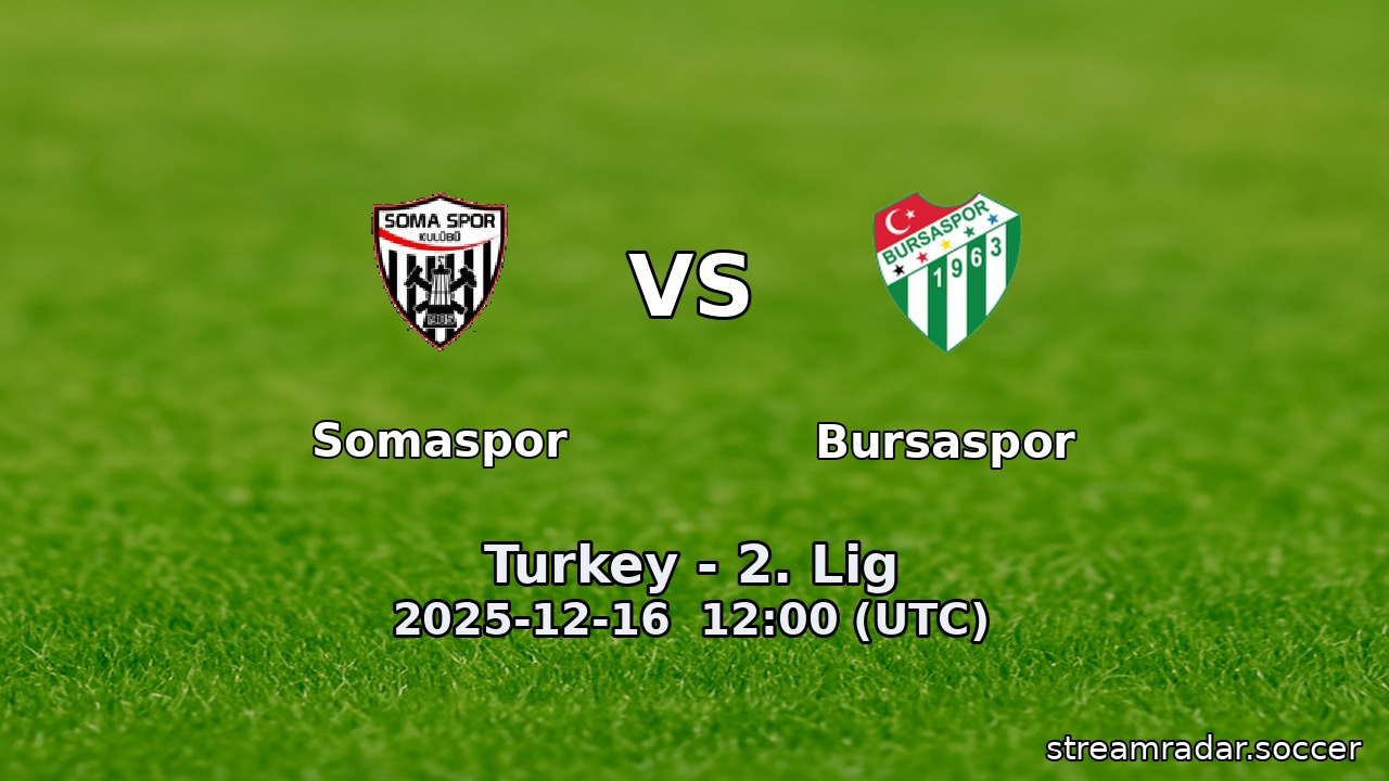 Somaspor vs Bursaspor