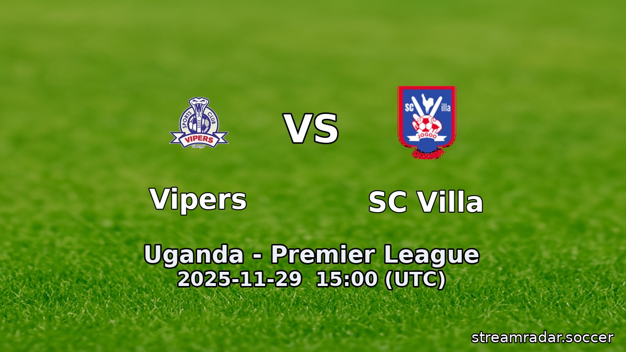 Vipers vs SC Villa