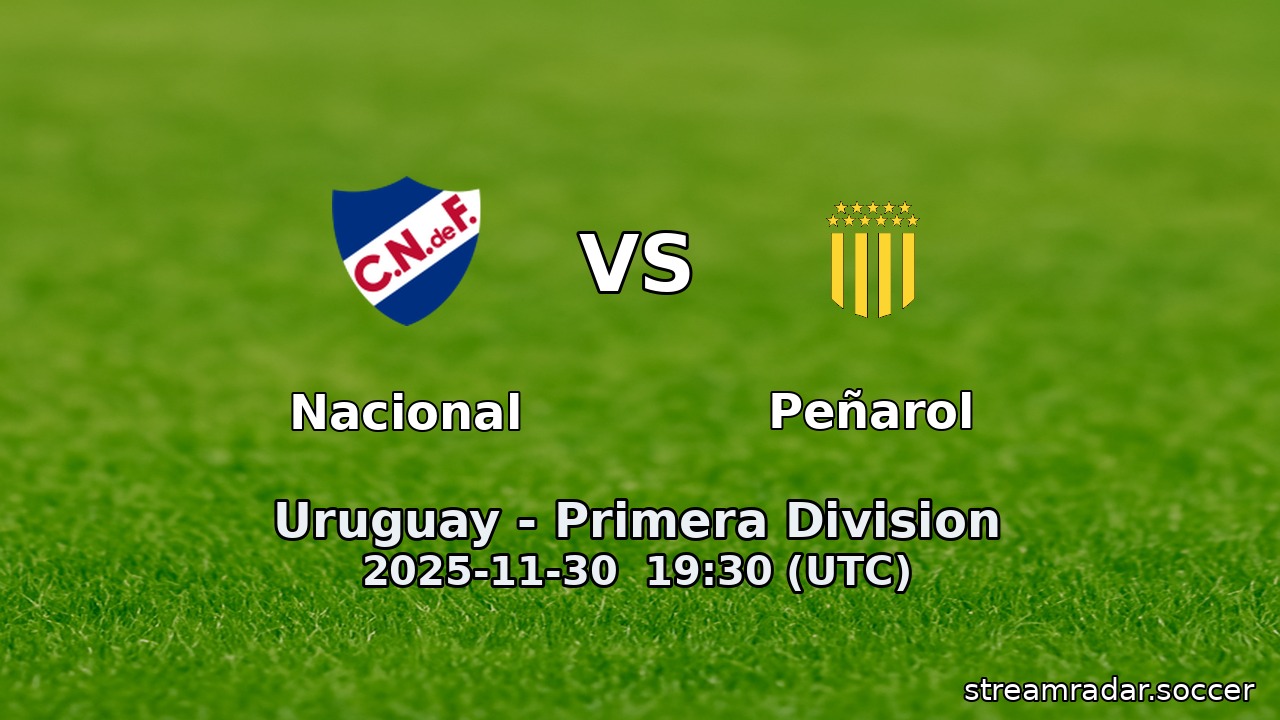Nacional vs Peñarol