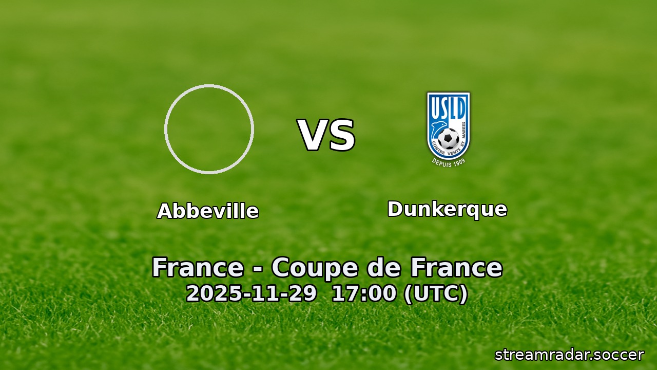 Abbeville vs Dunkerque