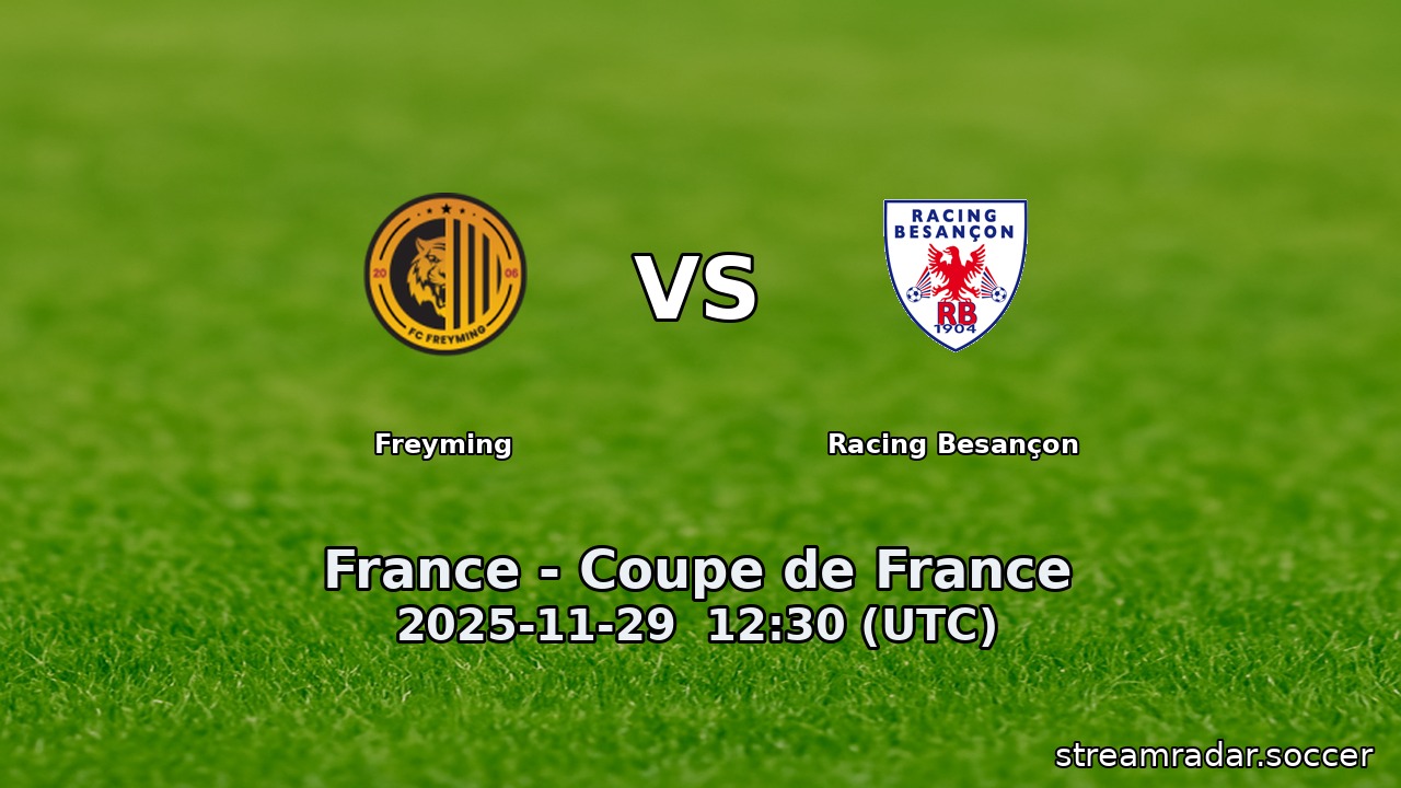 Freyming vs Racing Besançon