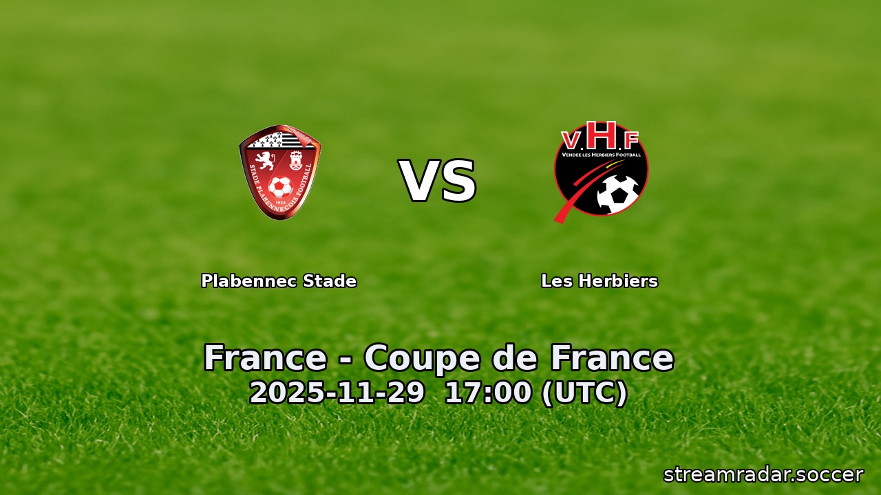 Plabennec Stade vs Les Herbiers